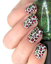 nail christmas cheetah easy nails sweetpeas