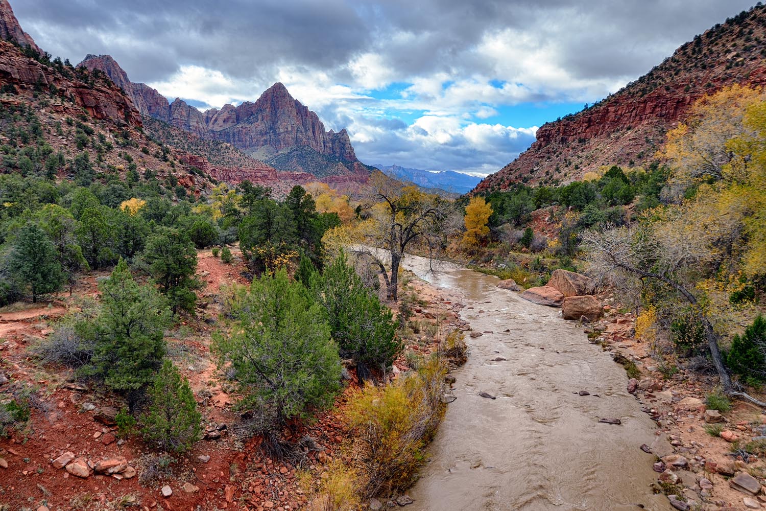 The Amazing Life Zion Bridge over Virgin River