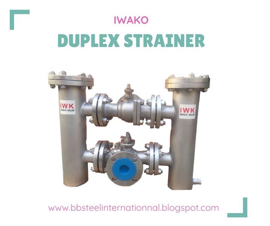 Duplex Strainer Filter BB STEEL INTERNATIONNAL