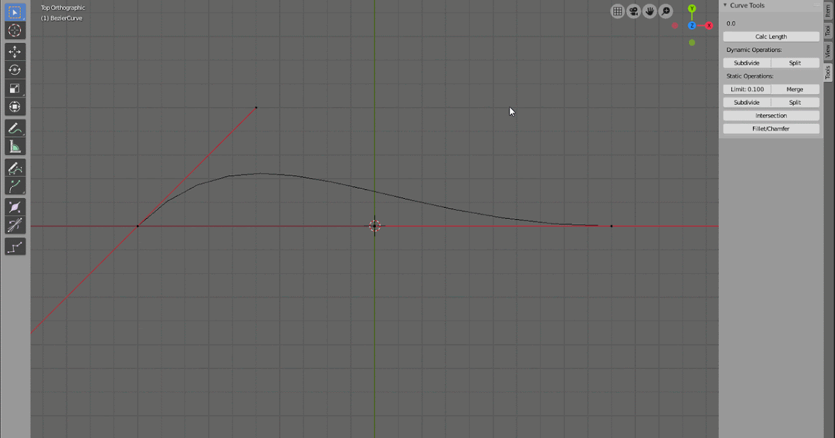 Blender Addon BASIC CURVE TOOLS 1.6