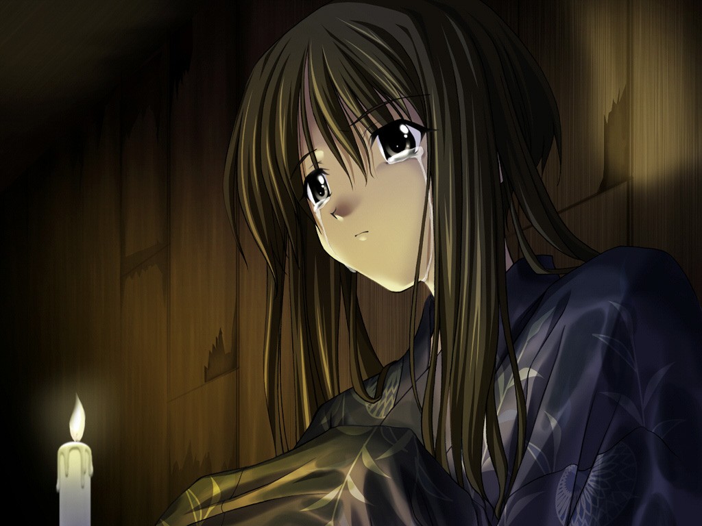 Sad Girl Crying Anime | Look 241024 x 768