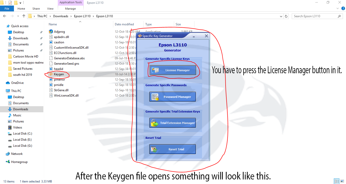 Epson l110 resetter adjustment program free download 64-bit