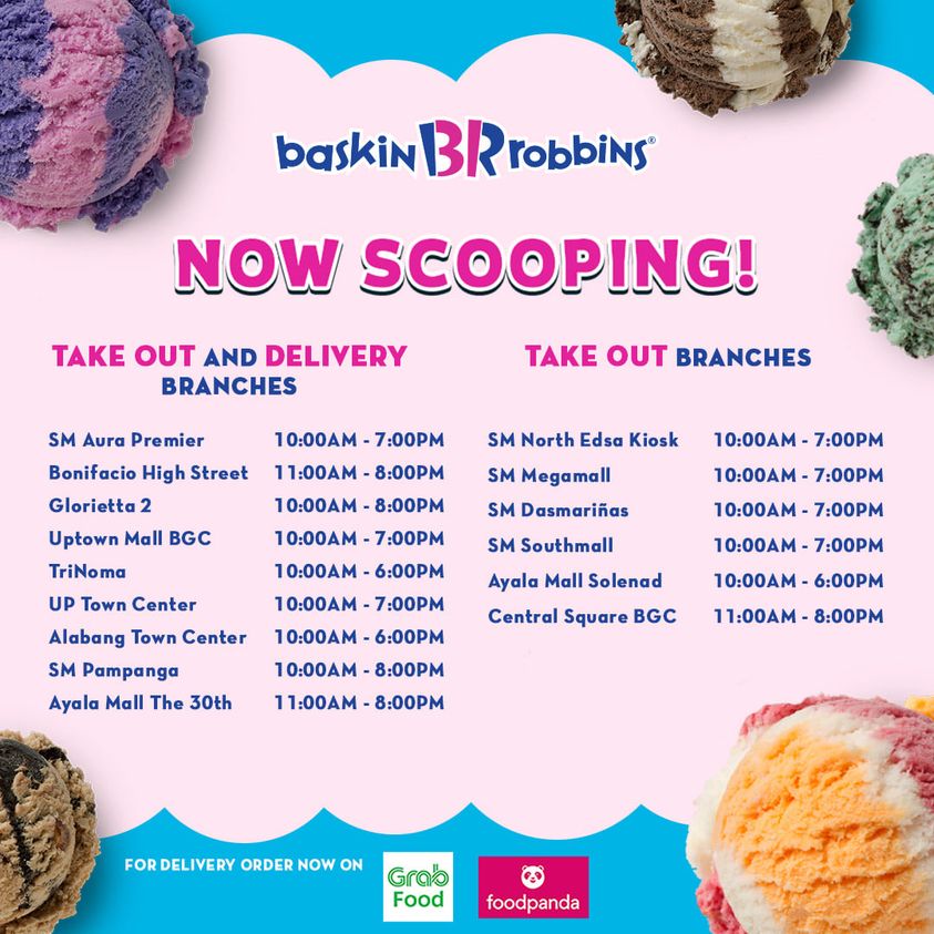 Manila Shopper BaskinRobbins 31 OFF on Fresh Packs Promo October 30