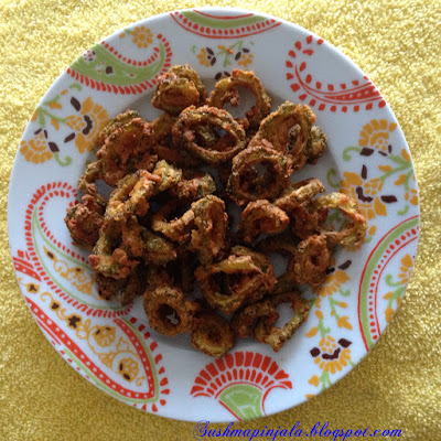 Bitter Melon /  Bitter Gourd Chips( Baked Version)