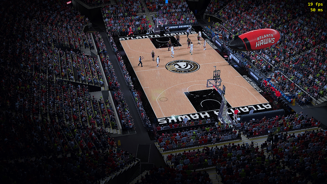 ATLANTA HAWKS 50TH ANNIVERSARY Court for NBA2K18 by Team