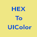 How can I create a UIColor from a hex string in swift?