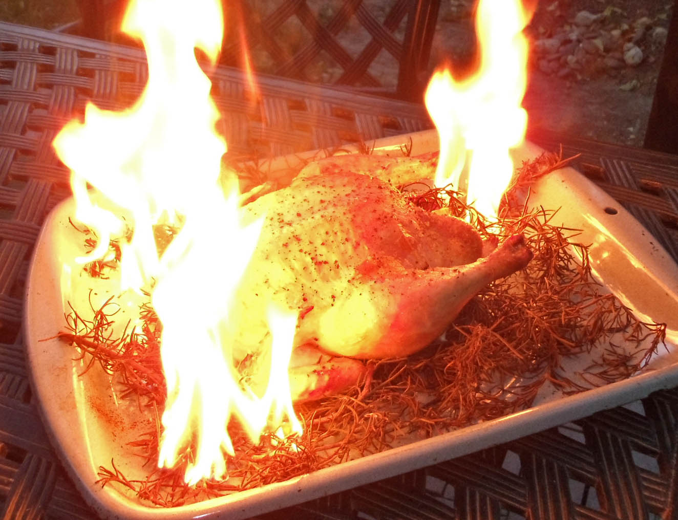 Kim's Big Quilting Adventure Honey, the Chicken's on Fire!