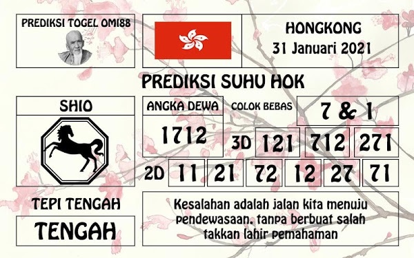 Syair Hk Minggu 31 Januari 2021 Forum Kode Syair Toto