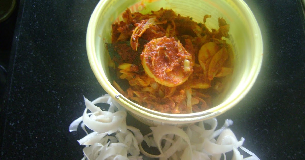 Raji Ramakrishnan BAMBOO SHOOT PICKLE