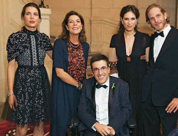 Princess Caroline of Monaco, Charlotte Casiraghi, Tatiana Santo Domingo style, wore dresess, jewelery, earrings, wedding ceremony