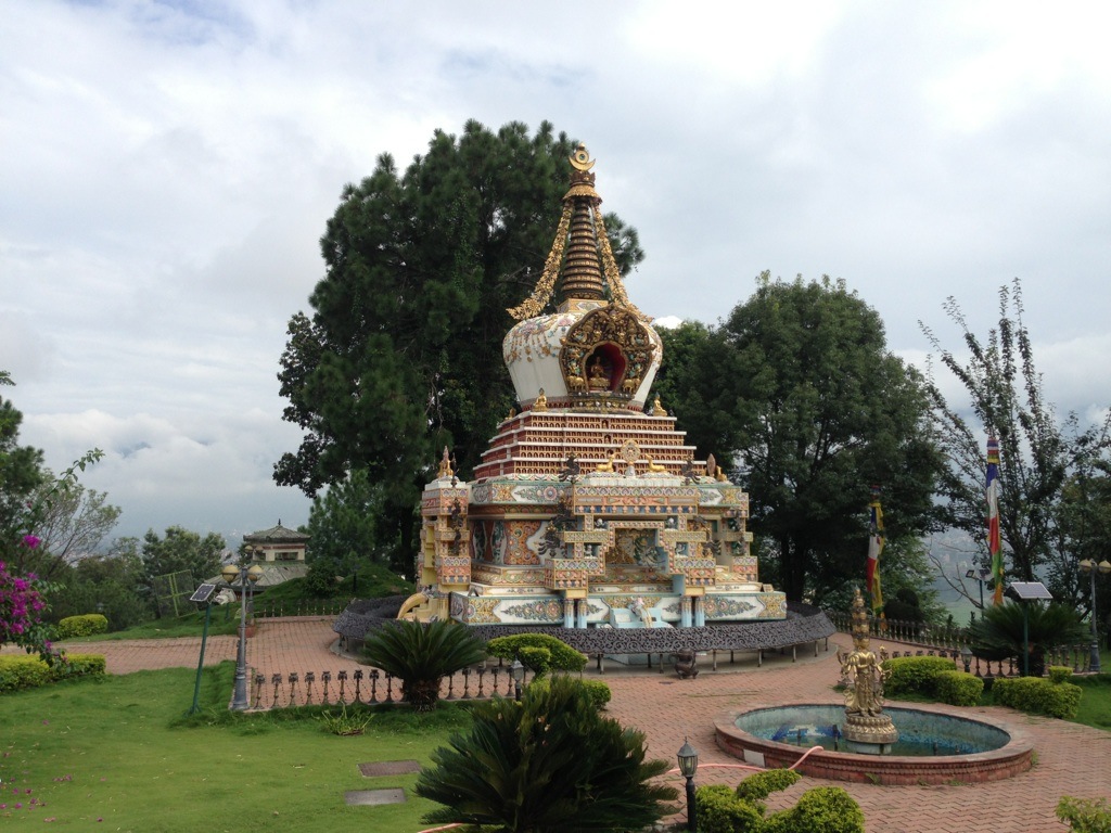 Stupa at Kopan Monastery in Kathmandu