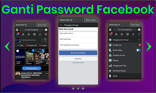 Cara Ganti Kata Sandi Akun FB (Facebook) - Blog Mas Tom