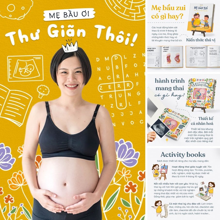 [A116] Mẹ Bầu Zui - cuốn sách thai giáo Best seller tại Việt Nam