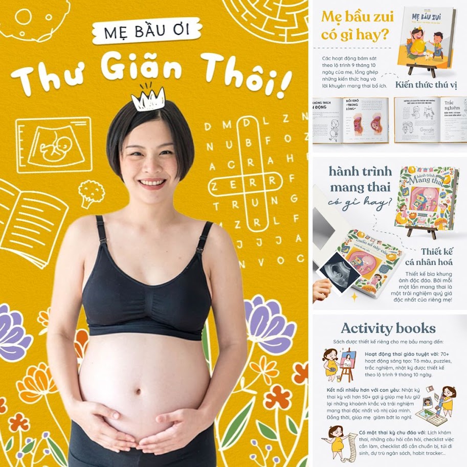 [A116] 10 địa chỉ mua sách thai giáo "Hành trình mang thai" tại Hà Nội