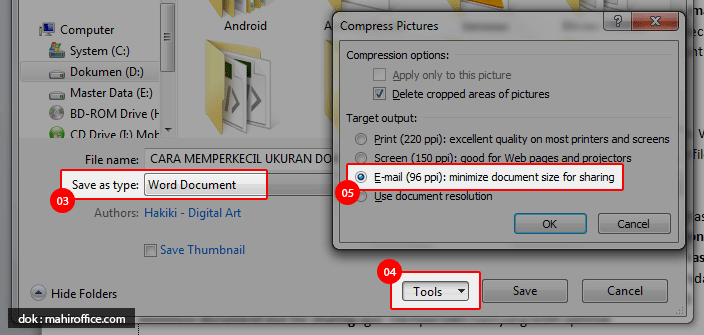 Cara Compress File Word dan PDF untuk Email Cara Compress File Word dan PDF untuk Email
