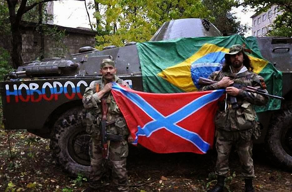 Hoje na Ucrânia lutando por Putin. Amanhã no Brasil por quem?