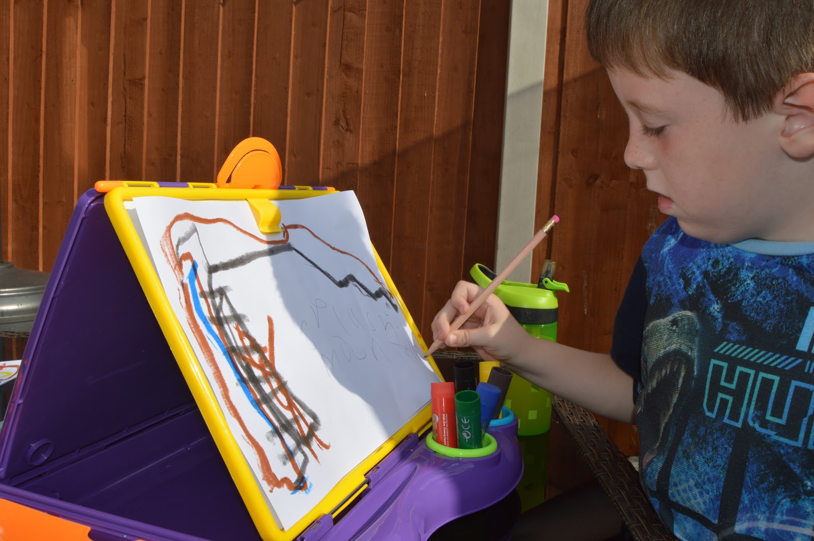 Playdays and Runways: Little Brian Paint Sticks 2-in-1 Art Station | Review