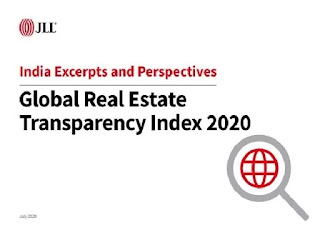 Higher levels of ranking are due to regulatory reforms, enhanced market data, and sustainability initiatives, Jones Lang LaSalle, Global Real Estate Transparency Index, India's ranking in GRETI, 2020 GRETI