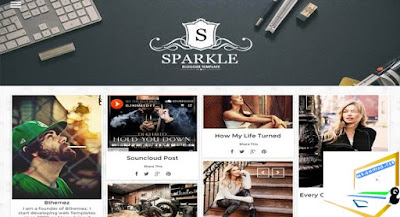 Sparkle Grid Responsive Blogger Template | Download Free Sparkle Grid Responsive Blogger Template