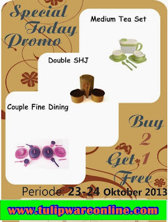 Promo Tulipware 23 sd 14 Oktober 2013