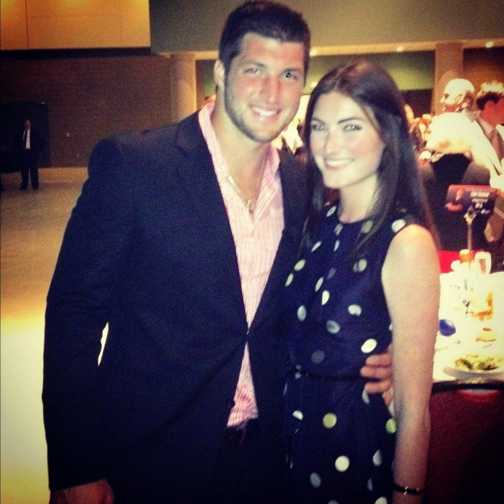 Tim Tebow With Girlfriend Lucy Pinder Sports Club B image