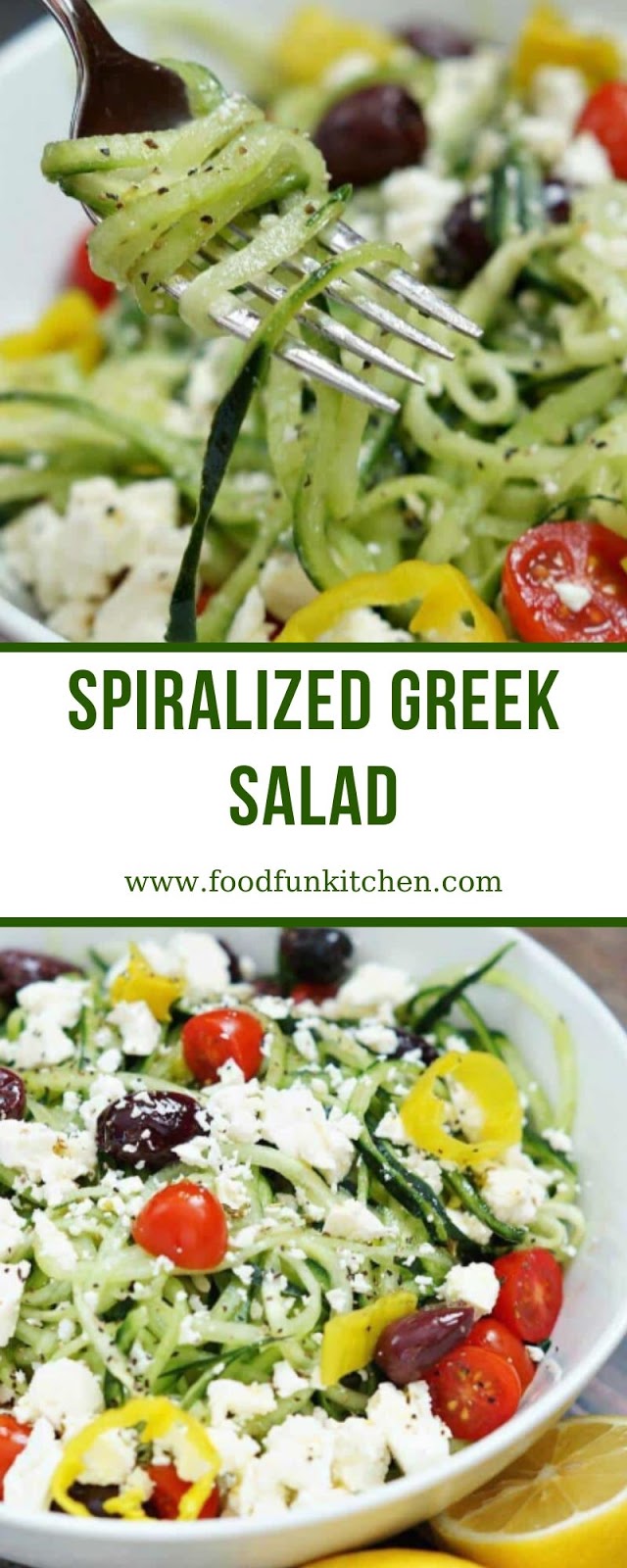 SPIRALIZED GREEK SALAD