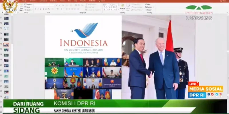 Pamer-Foto-Jokowi-dan-Biden-Menlu-Retno-Langsung-Kena-Tegur-Komisi-I-DPR