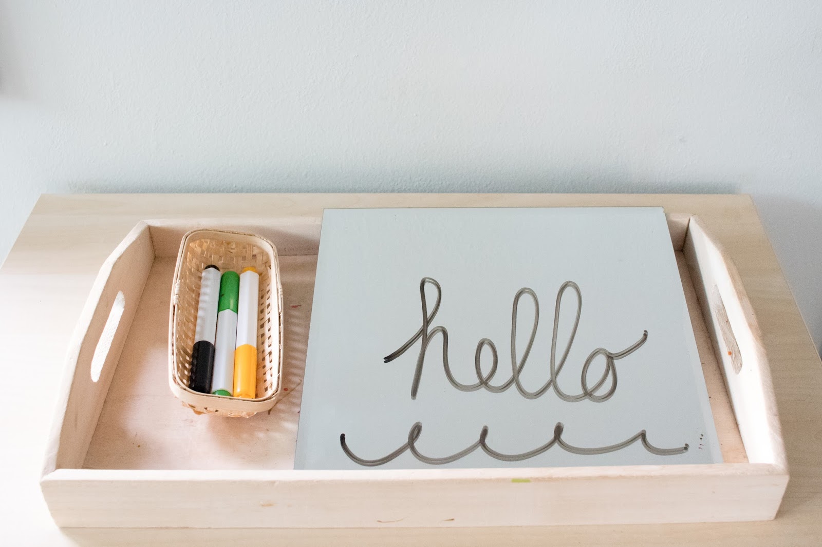 4 More Montessori Art Trays at 2