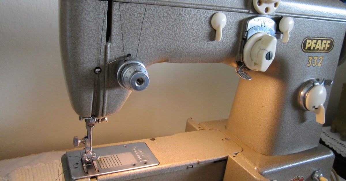 The Pfaff model 31 sewing machine - Initial state