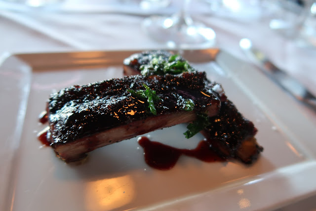 Smoked Lamb Ribs Smoked Lamb Ribs from One Market Restaurant.