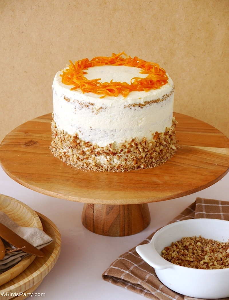 Carrot Layer Cake with Cream Cheese Frosting - Party Ideas | Party ...