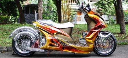 Simple Modifikasi Yamaha Mio LowRider - Sporty, Soul ~ Simple Acre