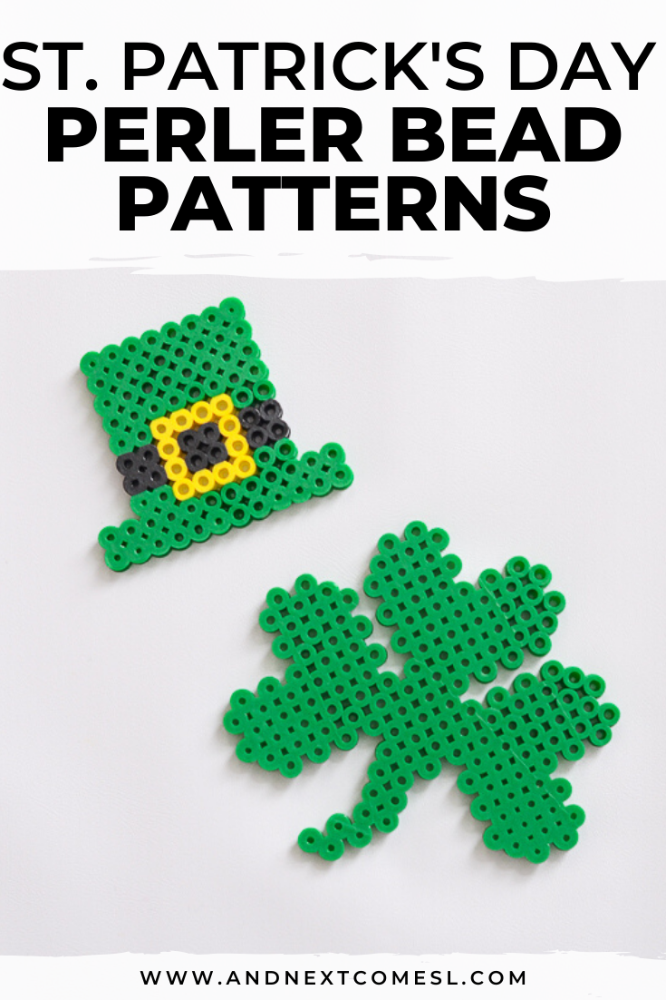 St. Patrick's Day Perler Bead Patterns  And Next Comes L - Hyperlexia  Resources