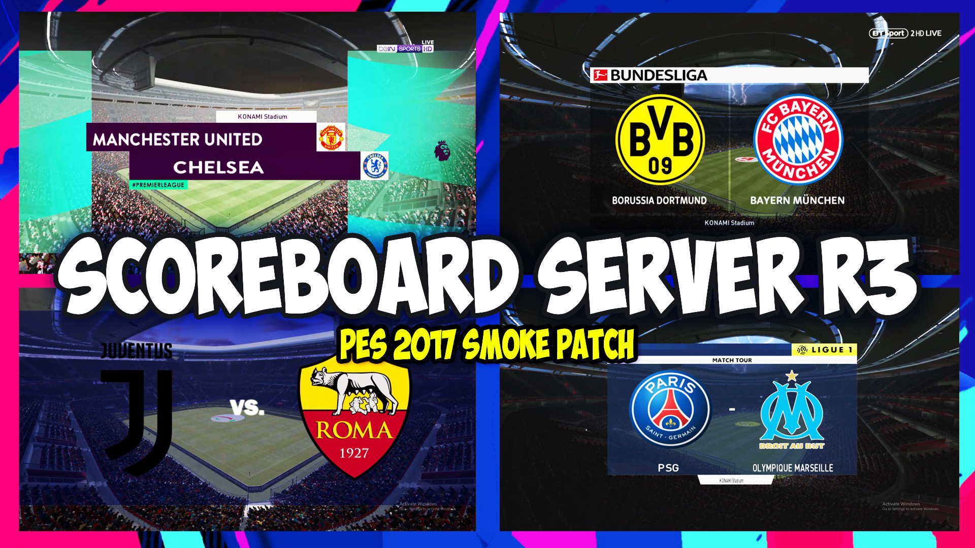 PES 2017 Mega Scoreboard Pack 2019/2020 ~   Free Download  Latest Pro Evolution Soccer Patch & Updates