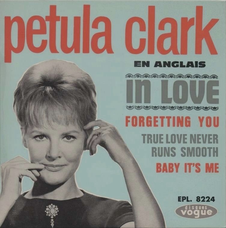 Petula CLARK - 1964 - FR-VOGUE 8224 - In love (mono) .
