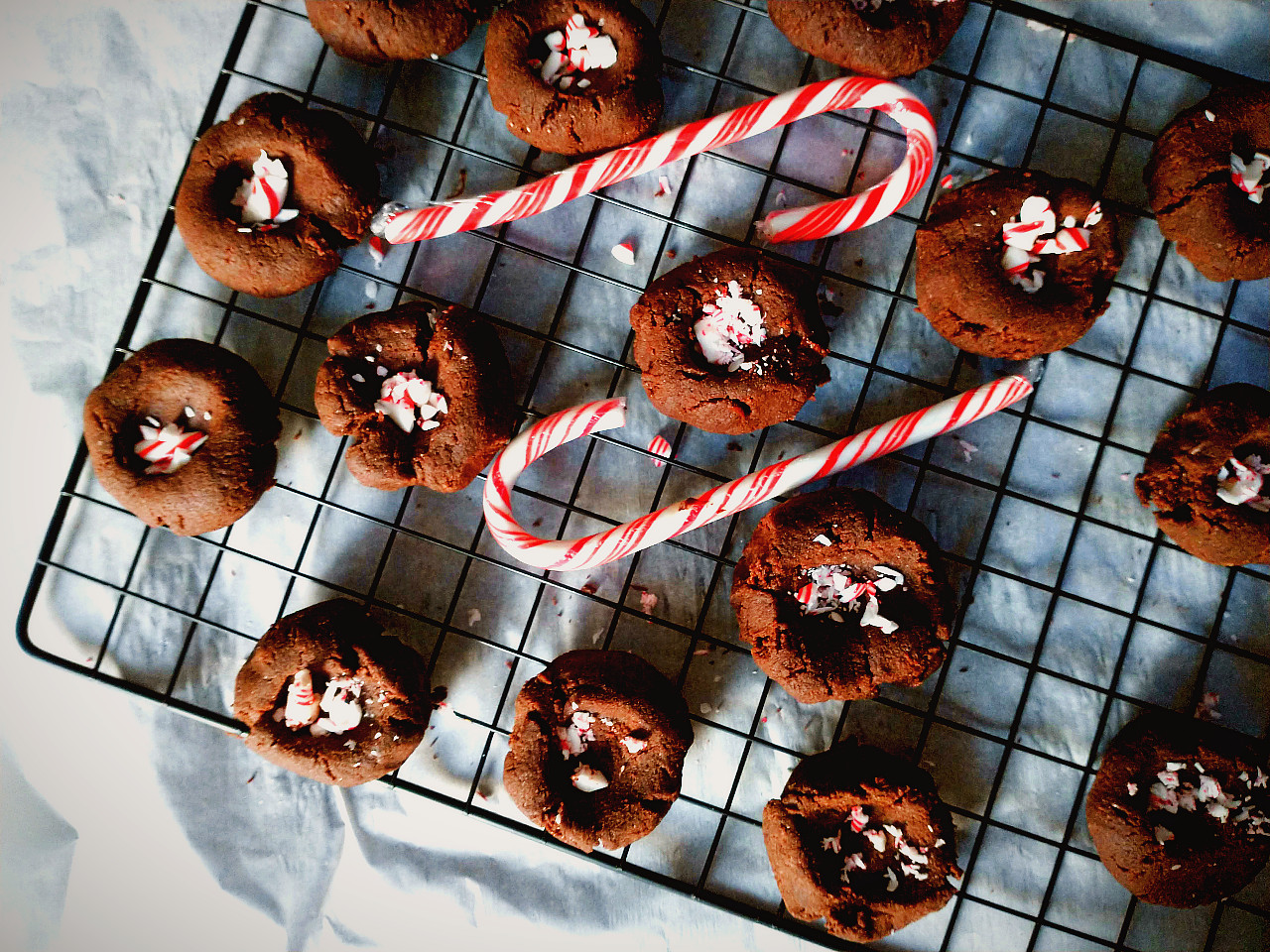 Allergy Friendly Chocolate Candy Cane Thumbprint Cookies Limitless