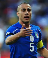 Fabio Cannavaro in action at the 2006 World Cup finals