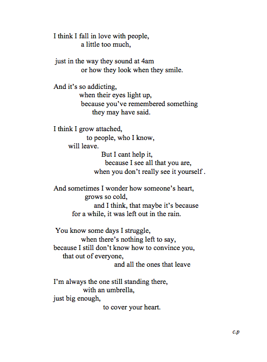 thinking of you short poems