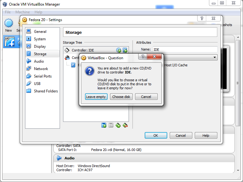 [Solved] Virtualbox Could not mount the media/drive Linuxys