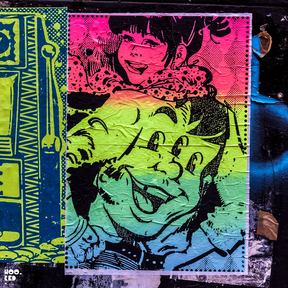 Street Artist Ben Rider takes his fluoro ink obsession to the streets