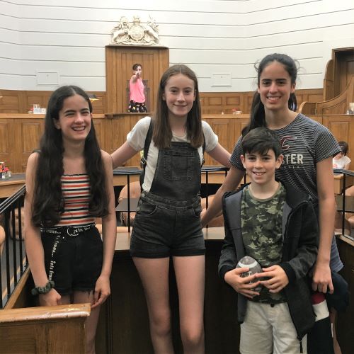 cousins in the court house