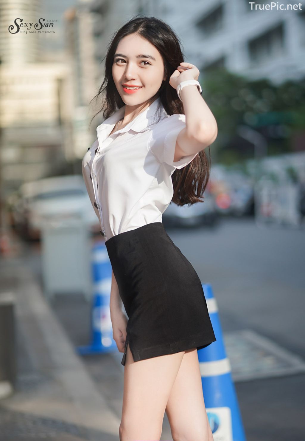 Thailand beautiful girl - Chonticha Chalimewong - Thai Girl Student uniform