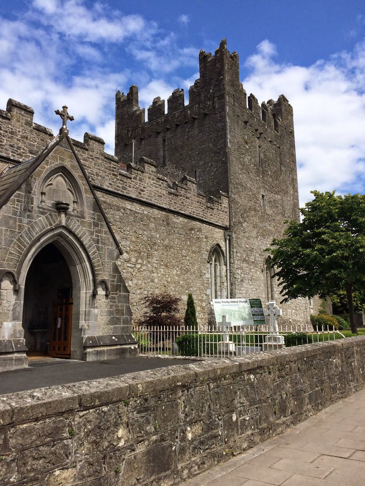 Adare Castle, which is now part of the Holy Trinity Chruch