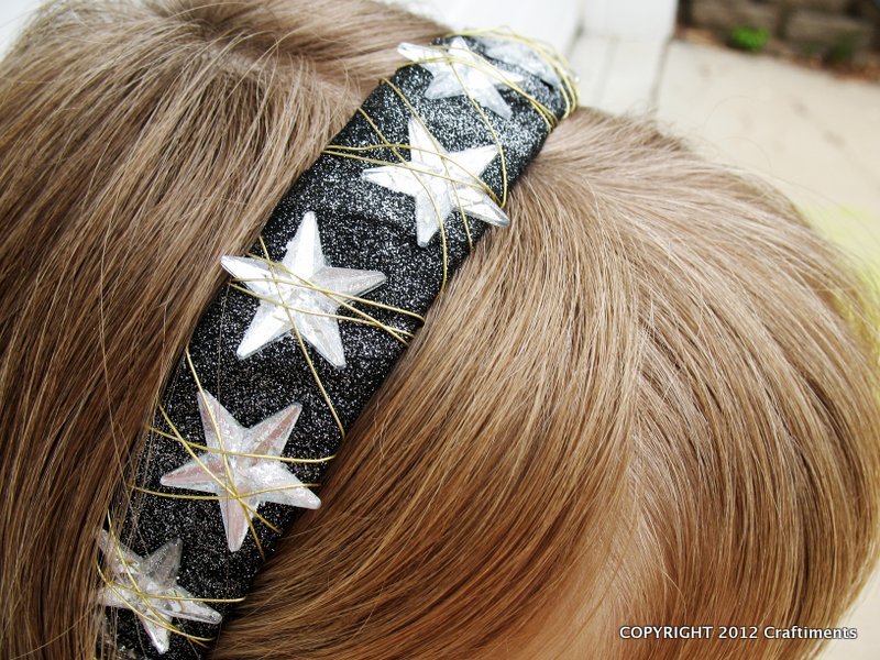 Craftiments:  Crown of Stars headband