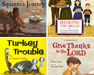 November Books, Morning Basket, Thanksgiving 