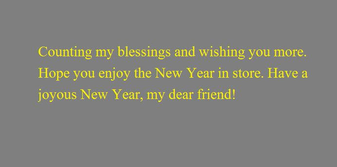 Happy New Year Messages