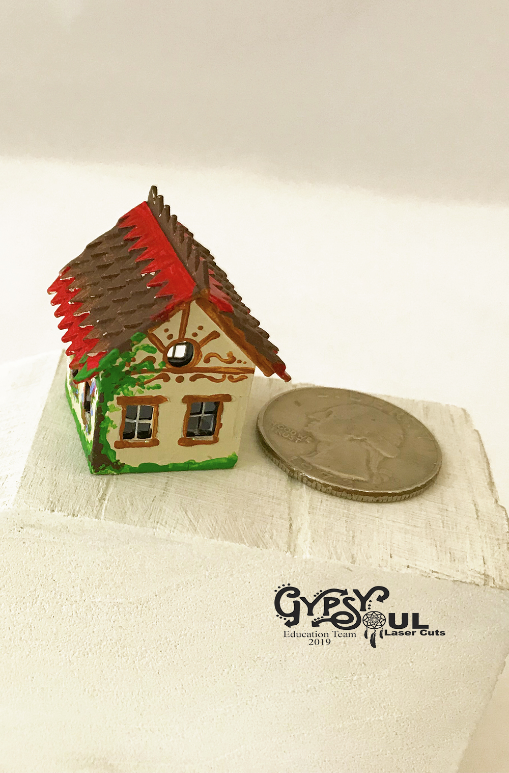 Gypsy Soul Laser Cuts A Teent Tiny Itty Bitty House