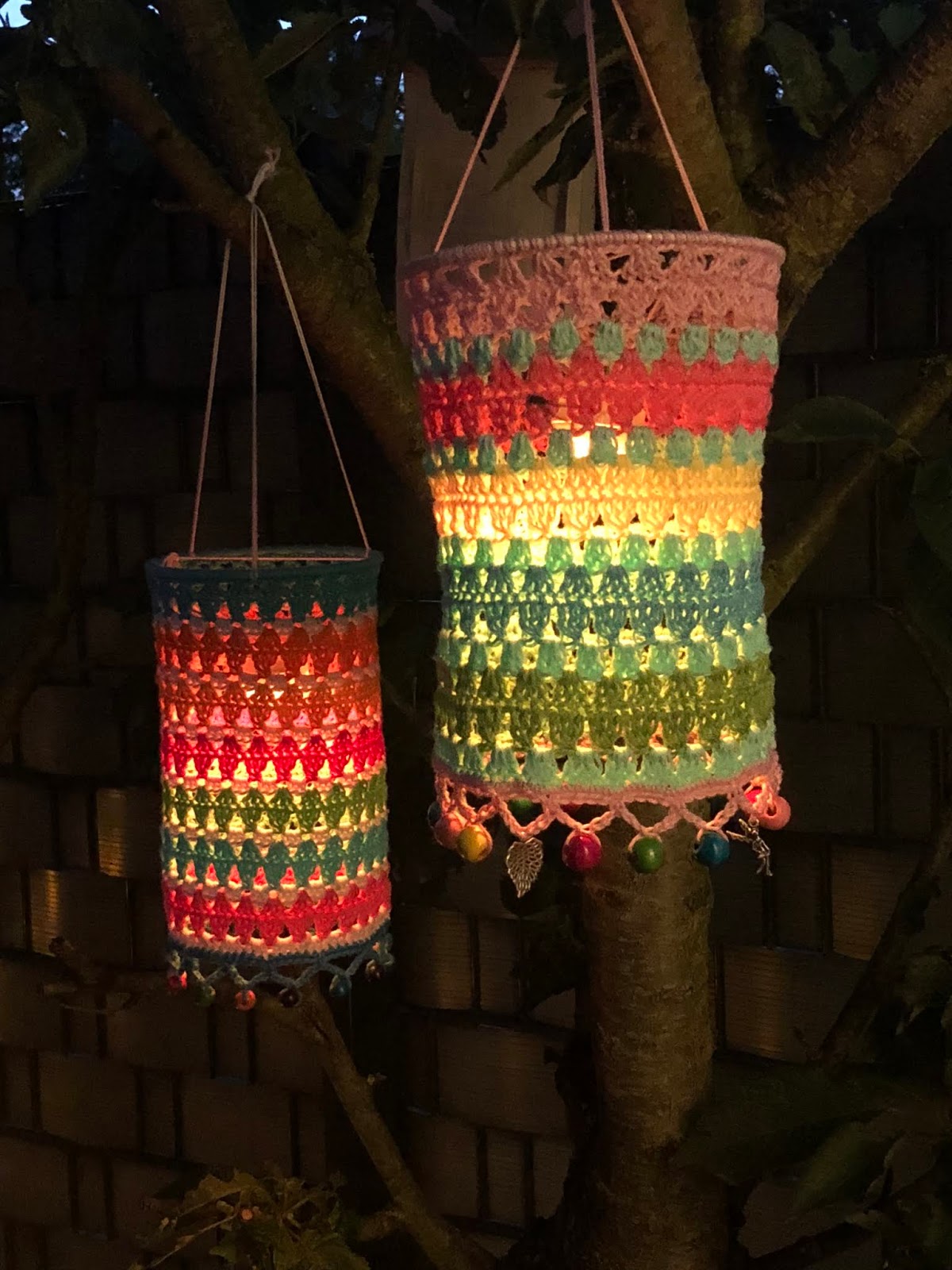 Elealinda-Design: DIY-Tutorial: Bunte Laternen für Haus, Garten, Terrasse