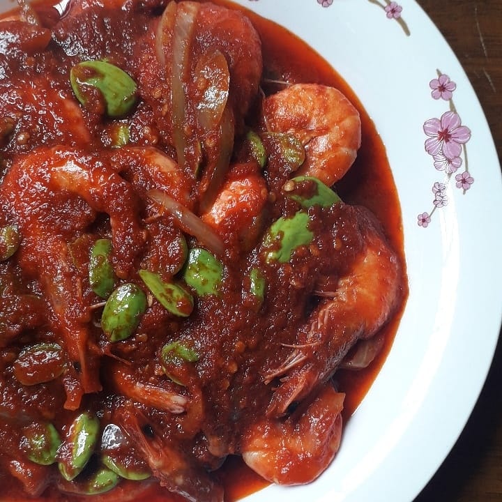 Tumis petai sambal udang Resepi Sambal