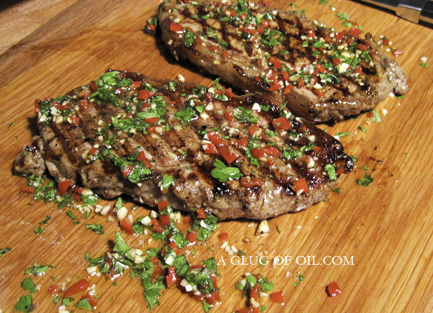 Dress the Board Steak Jamie Oliver A Glug of Oil